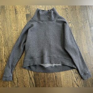 Gray Turtleneck Women's Sweater